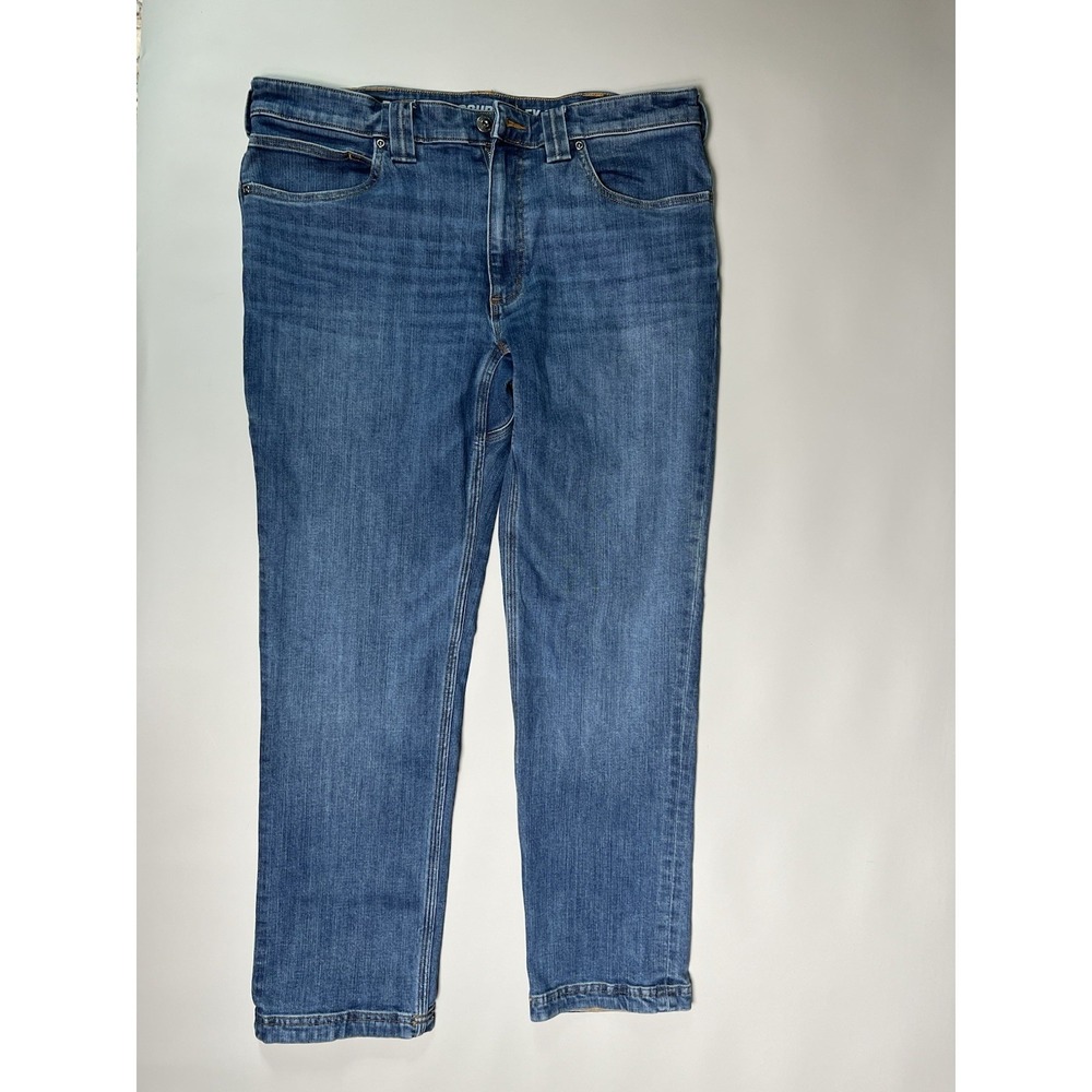Duluth Ballroom Double Flex Men's Slim Fit Straight Blue Stretch Denim Jeans